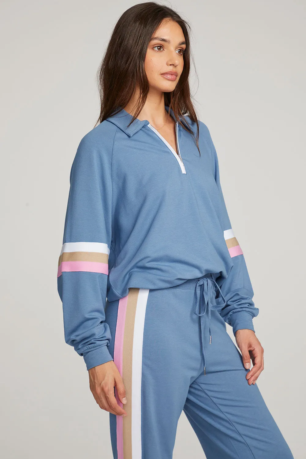 Gilette Vintage Blue Pullover sold by Chaser product image thumbnail 5