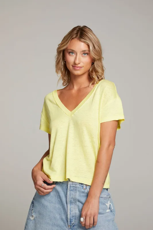 Gator Lemon V-neck Tee sold by Chaser