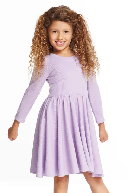 Puff Long Sleeve Girls Dragon Fly Dress with Twirl Skirt sold by Chaser