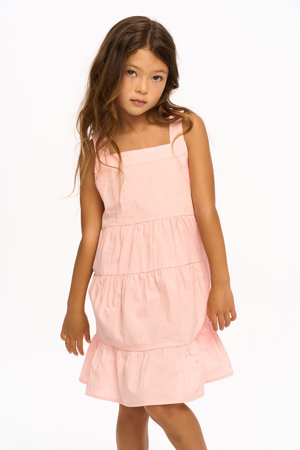 Nova Cotton Poplin Tank Dress - English Rose sold by Chaser product image thumbnail 3