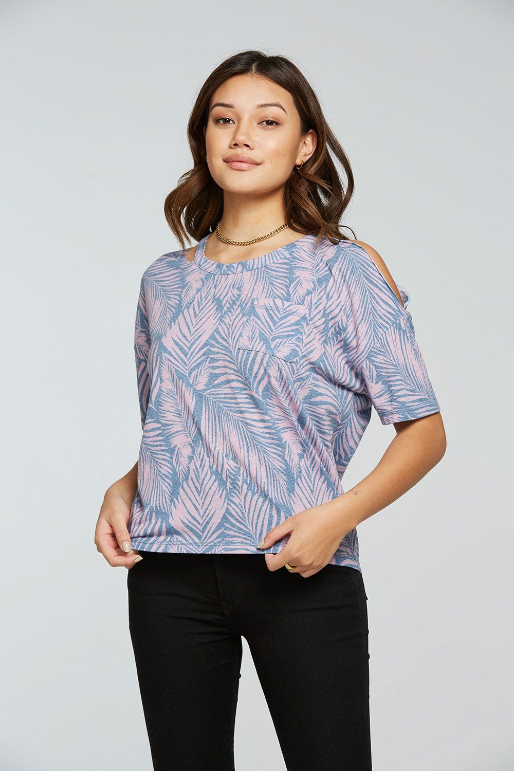 Recycled Vintage Jersey Vented Short Sleeve Pocket Tee sold by Chaser product image thumbnail 3