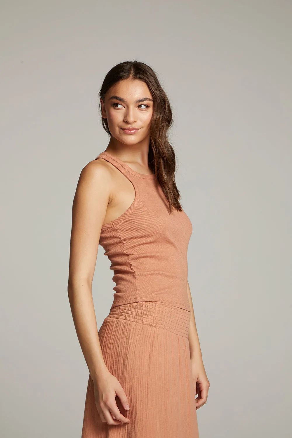 August Bronze Tank Top sold by Chaser product image thumbnail 2