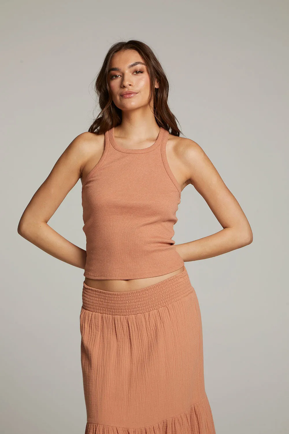 August Bronze Tank Top sold by Chaser