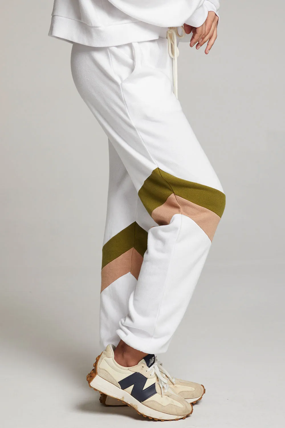 Skull Sand Color Block Joggers sold by Chaser product image thumbnail 2