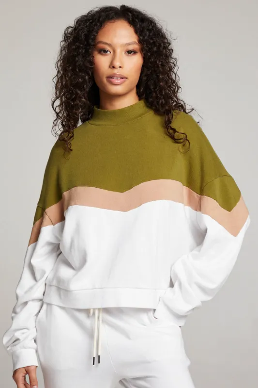 Skull Sand Color Block Joggers made by Chaser