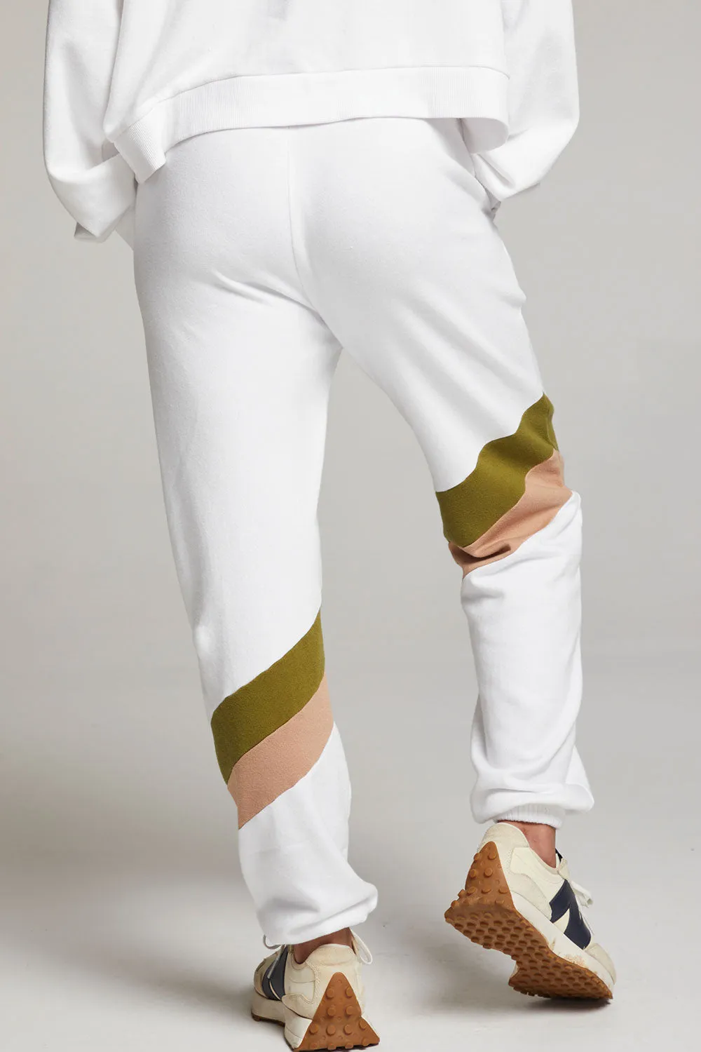 Skull Sand Color Block Joggers sold by Chaser product image thumbnail 3