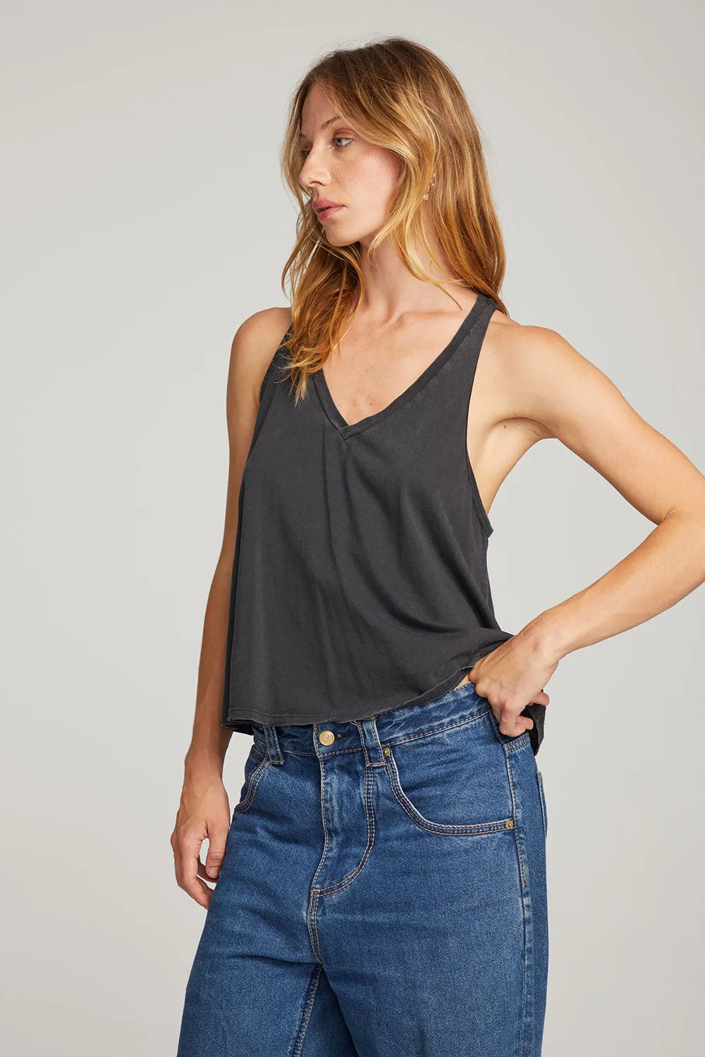 Carmel Licorice Tank Top sold by Chaser product image thumbnail 4