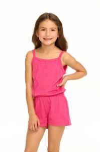 Rosa Hot Pink Romper sold by Chaser