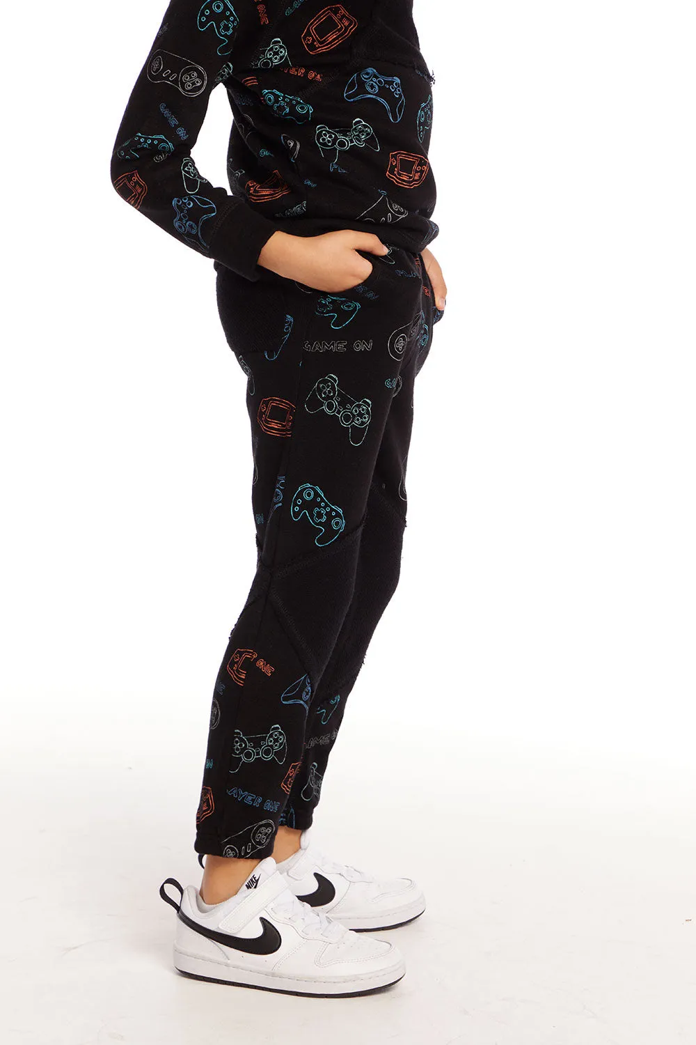 Gamer Boys Easy Joggers sold by Chaser product image thumbnail 2