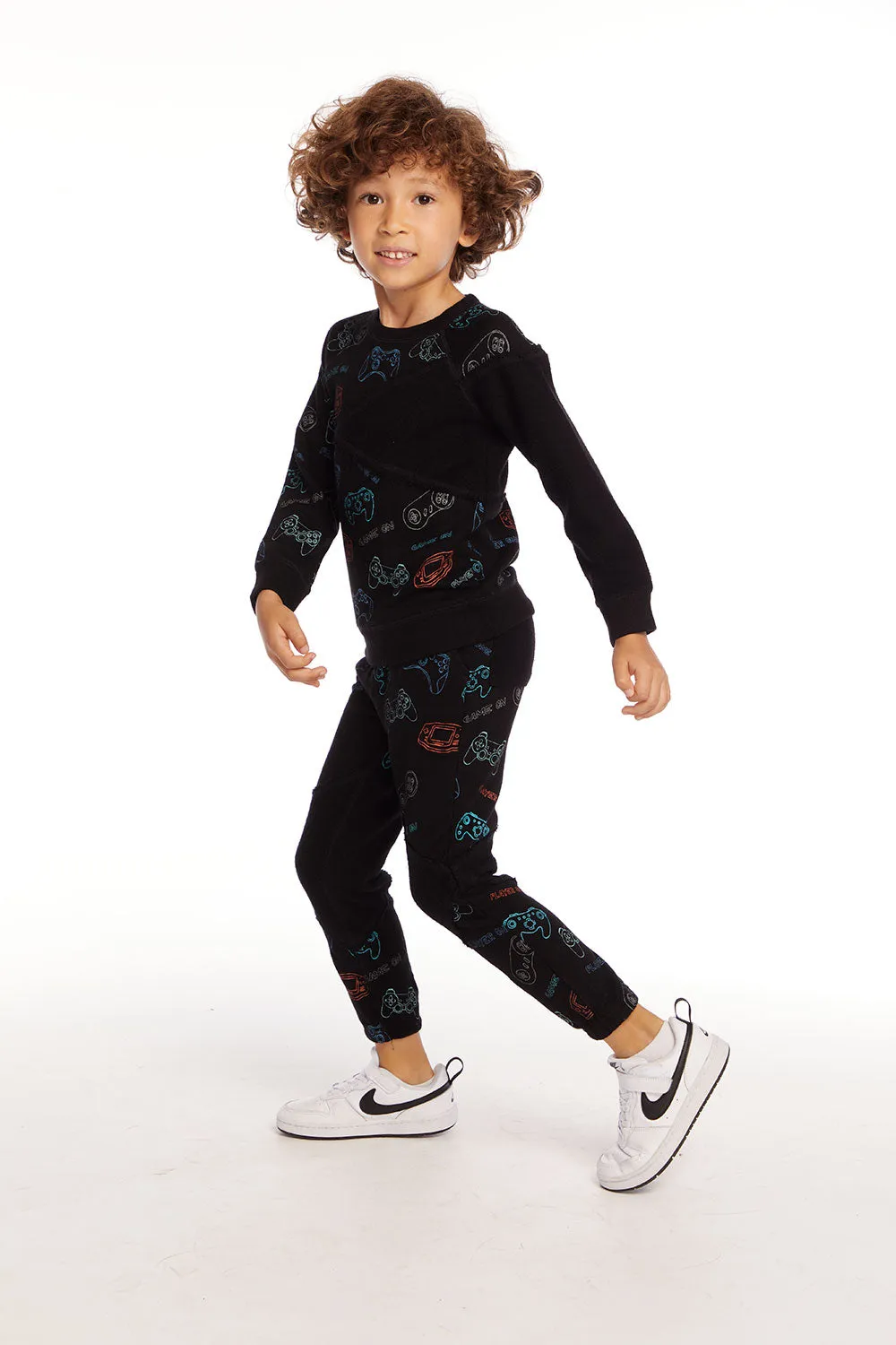 Gamer Boys Easy Joggers sold by Chaser product image thumbnail 4