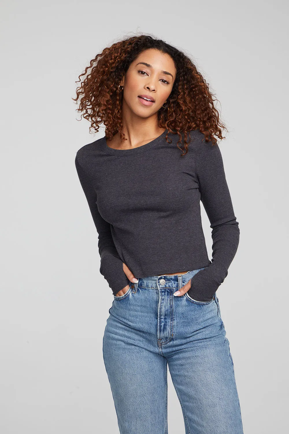 Moonlight Shadow Black Long Sleeve sold by Chaser product image thumbnail 2