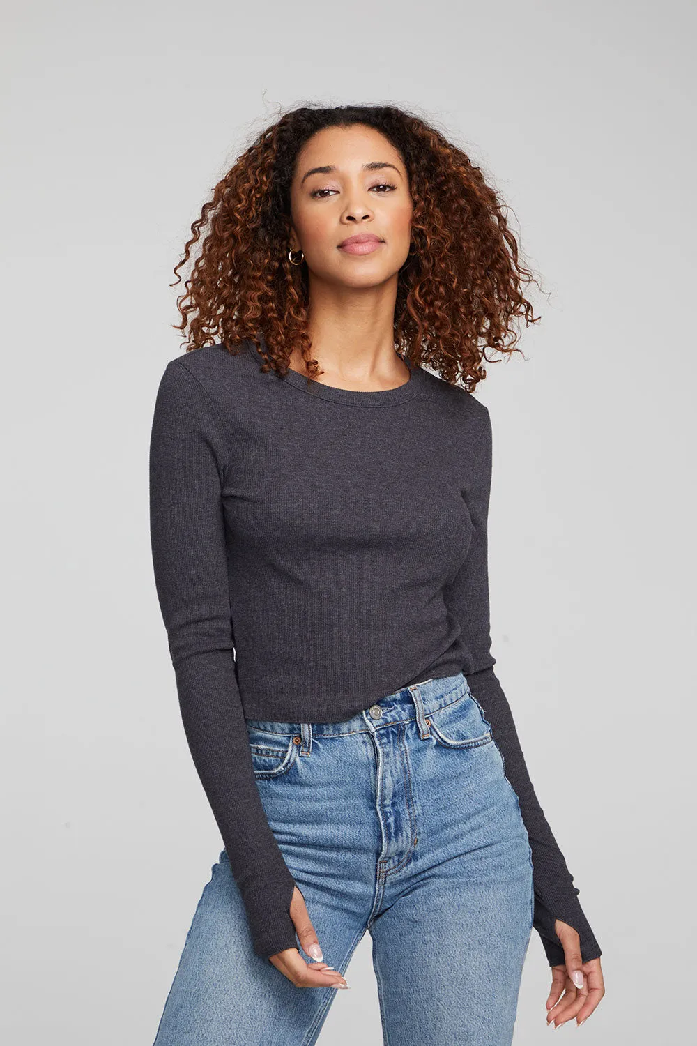 Moonlight Shadow Black Long Sleeve sold by Chaser product image thumbnail 3