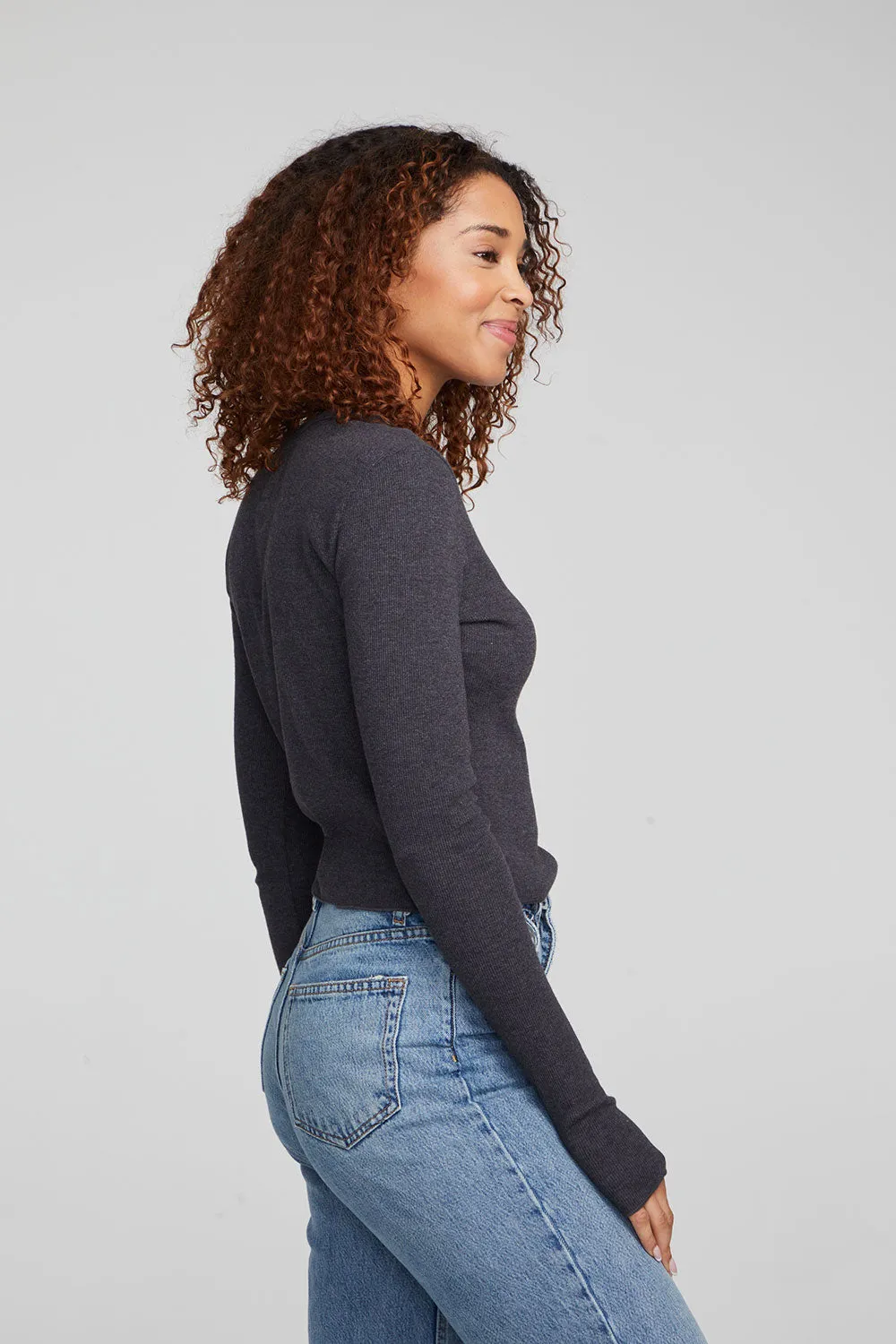 Moonlight Shadow Black Long Sleeve sold by Chaser product image thumbnail 4