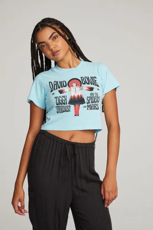 David Bowie Ziggy Stardust Crop Tee sold by Chaser