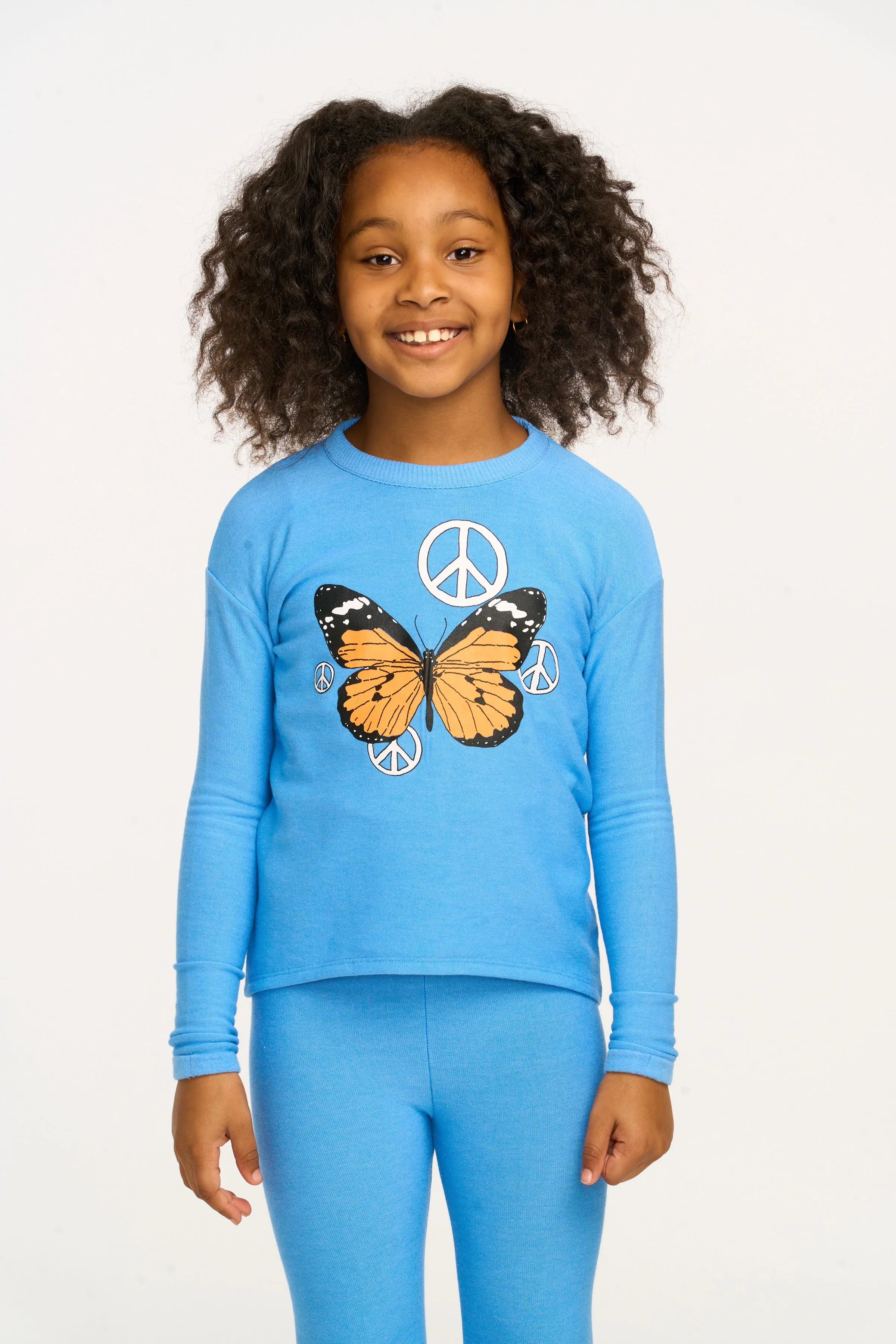 Peace Butterfly Long Sleeve Cozy Knit Pullover sold by Chaser