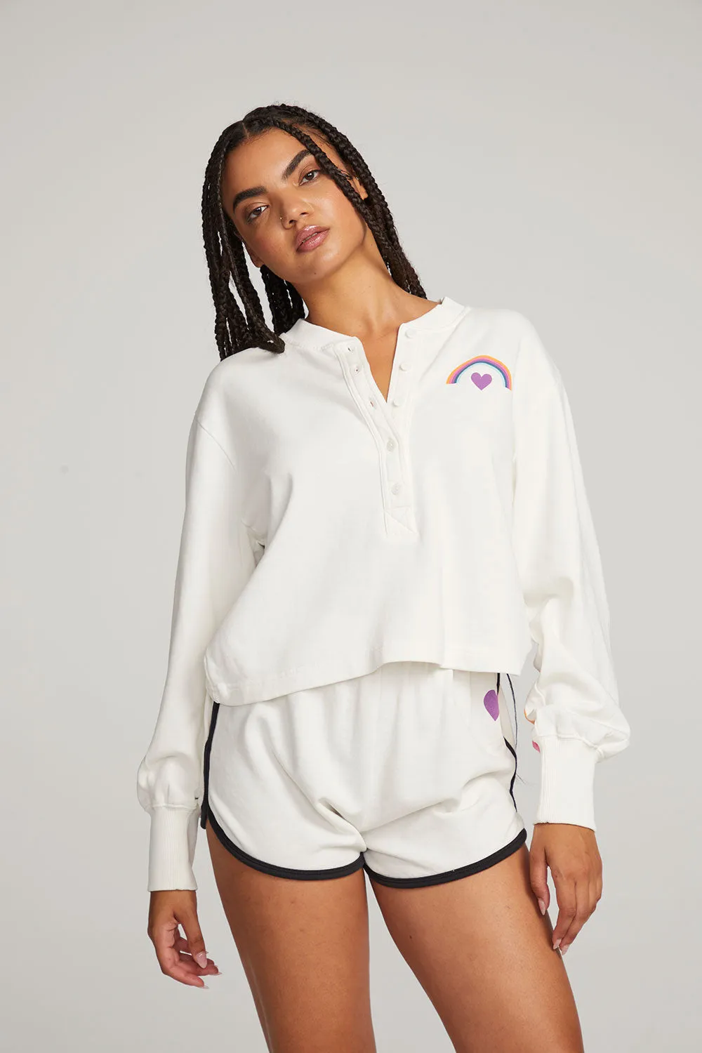 Rainbow Love Pullover sold by Chaser product image thumbnail 4