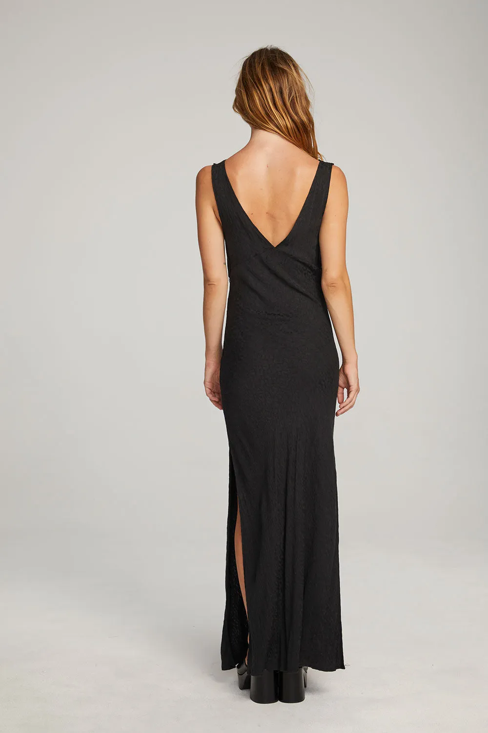 Belle Licorice Maxi Dress sold by Chaser product image thumbnail 4