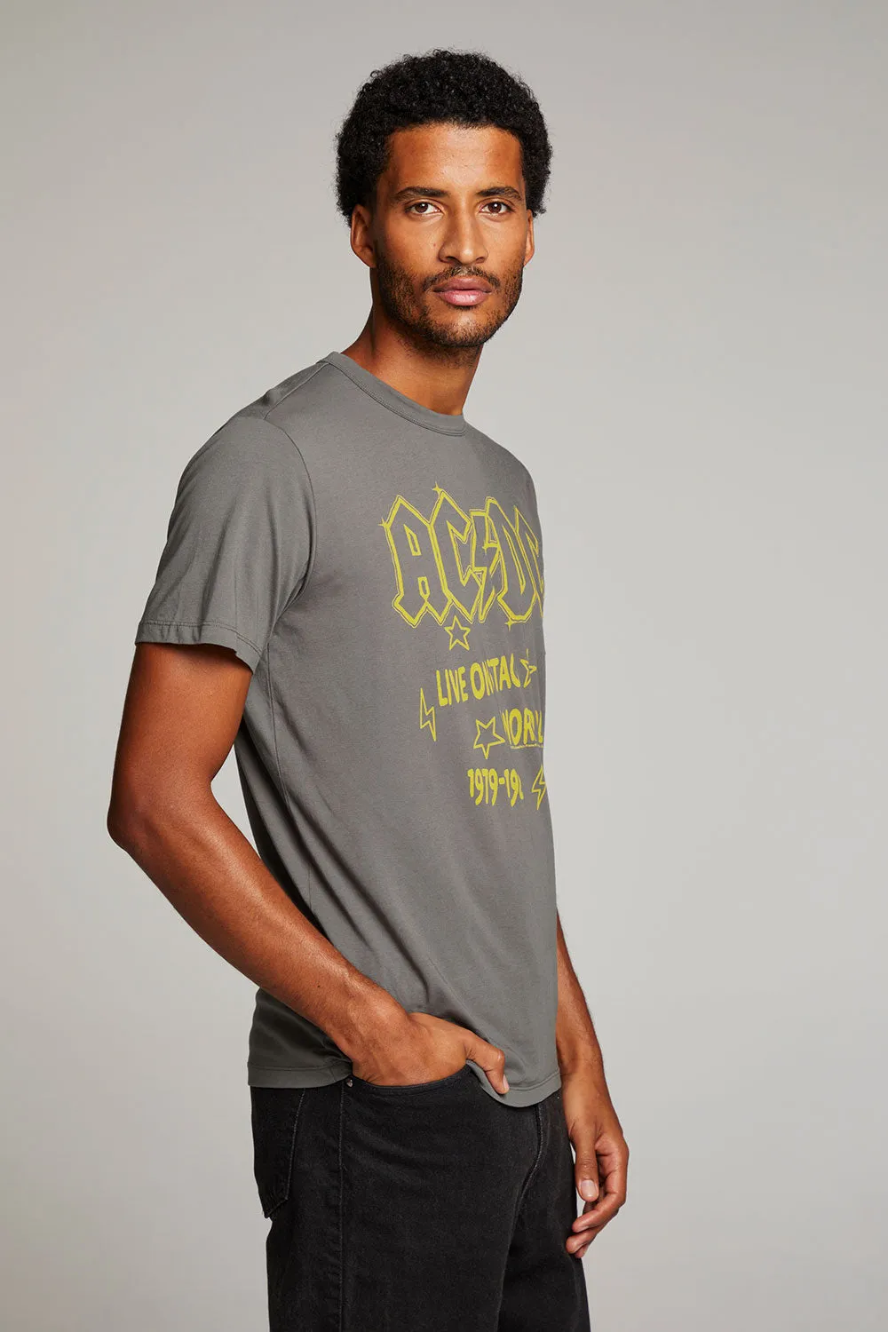 AC/DC Live On Stage Mens Tee sold by Chaser product image thumbnail 4