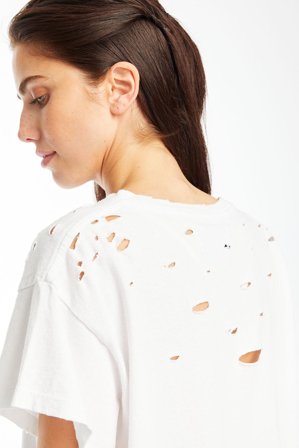 Woodstock - "Music Festival" Distressed Crew Neck sold by Chaser product image thumbnail 5