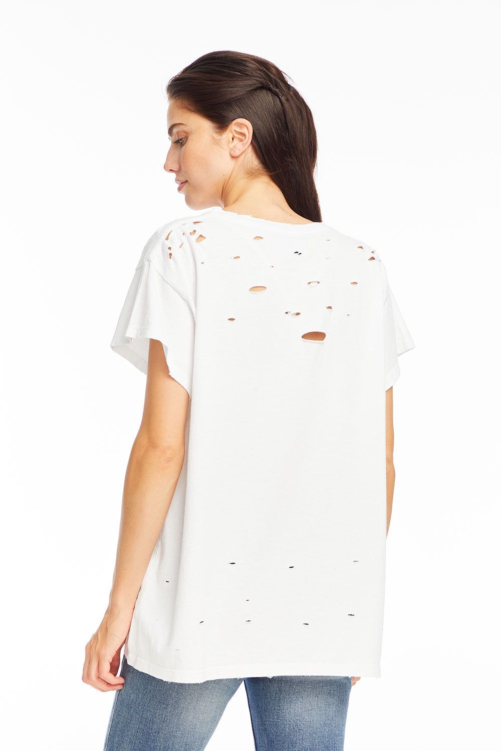 Woodstock - "Music Festival" Distressed Crew Neck sold by Chaser product image thumbnail 3