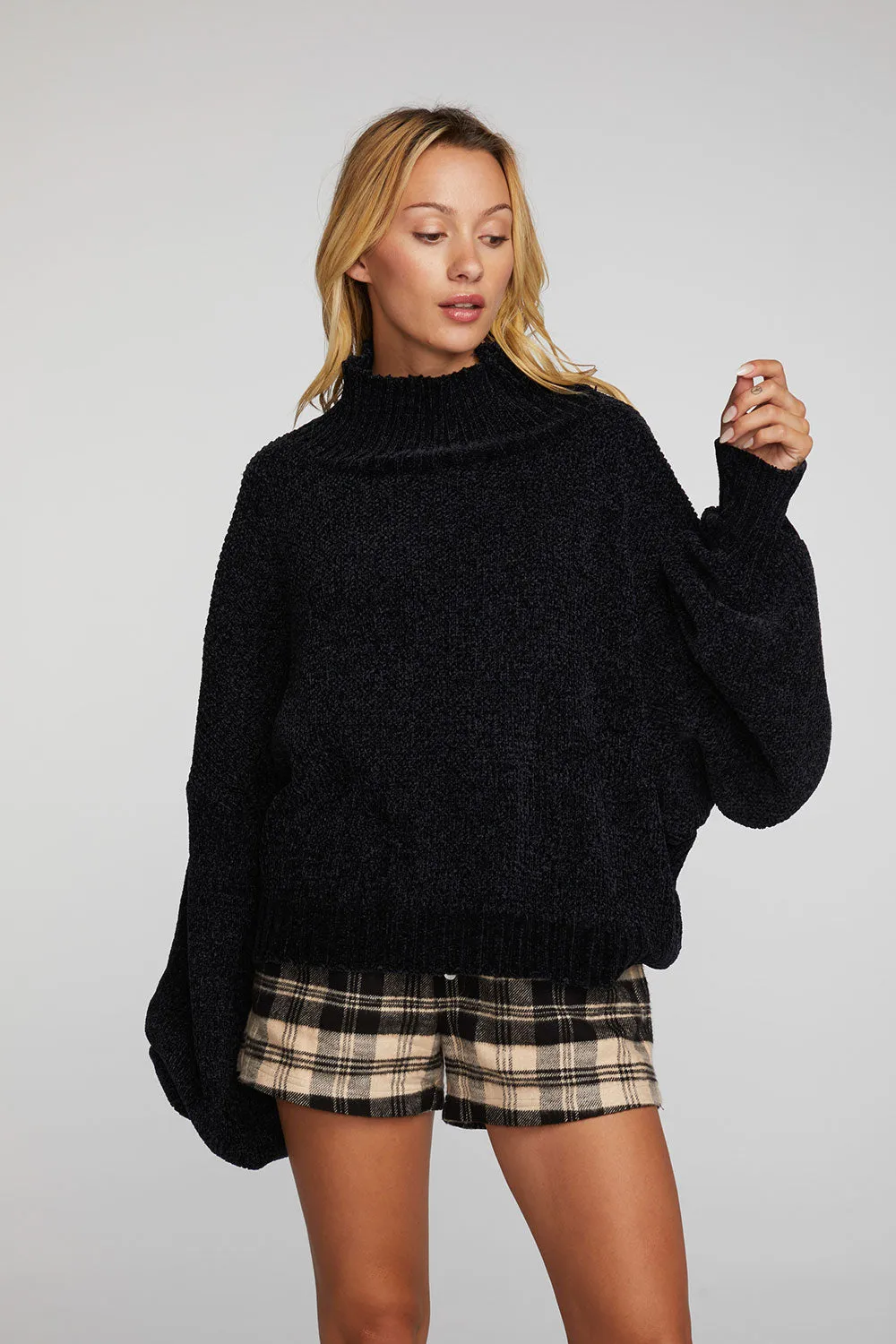 Chenille Sweater Knit Turtleneck sold by Chaser product image thumbnail 5