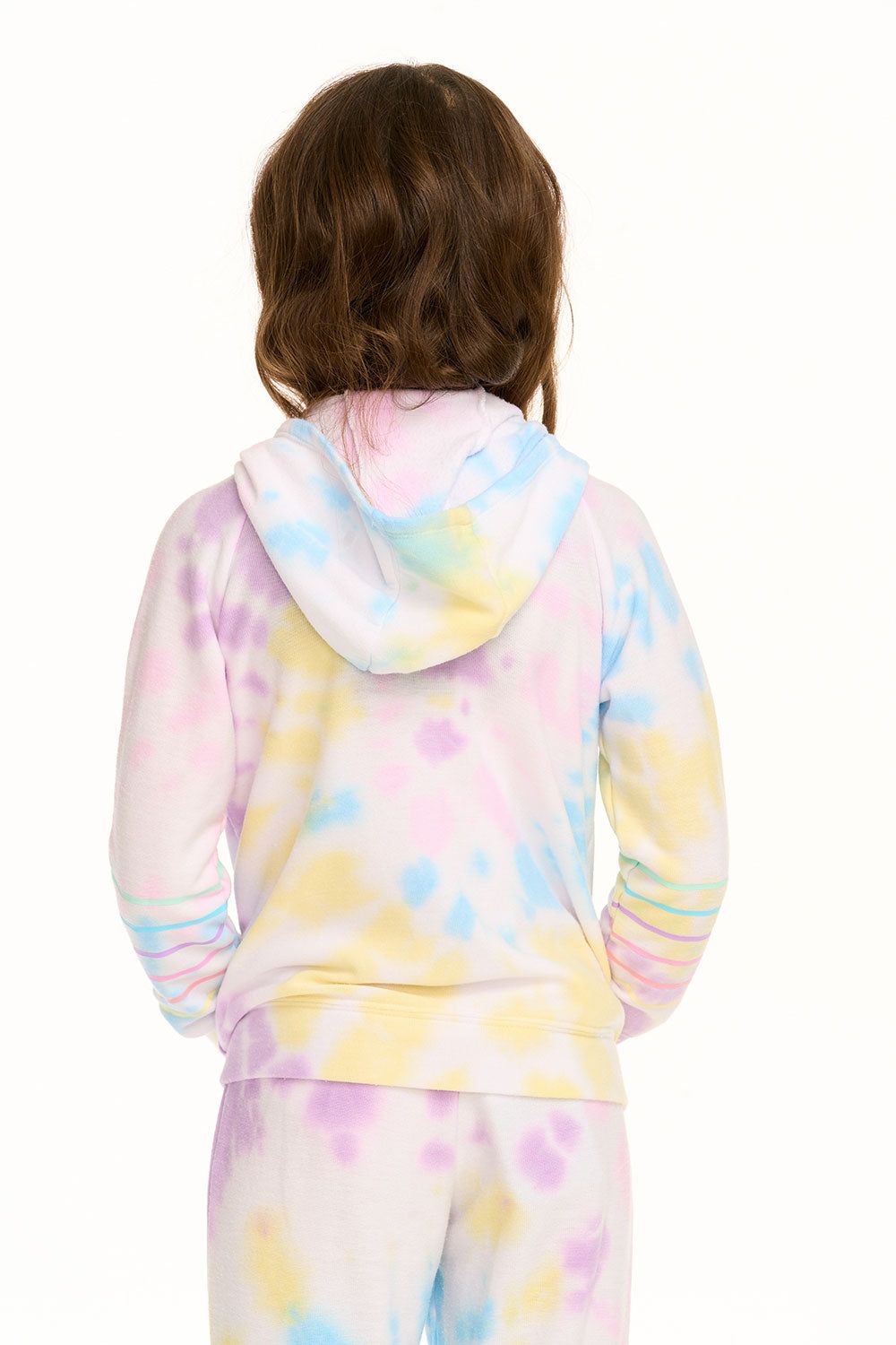 Rainbow Stripe Hoodie sold by Chaser product image thumbnail 5