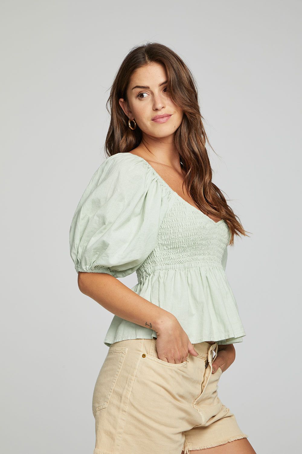 Dolce Top - Sage sold by Chaser product image thumbnail 2