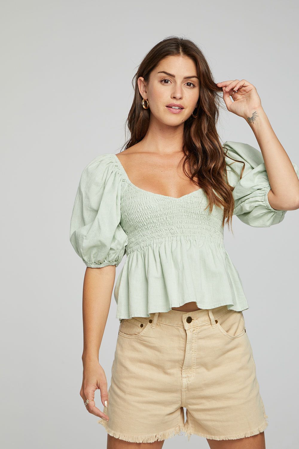 Dolce Top - Sage sold by Chaser product image thumbnail 4