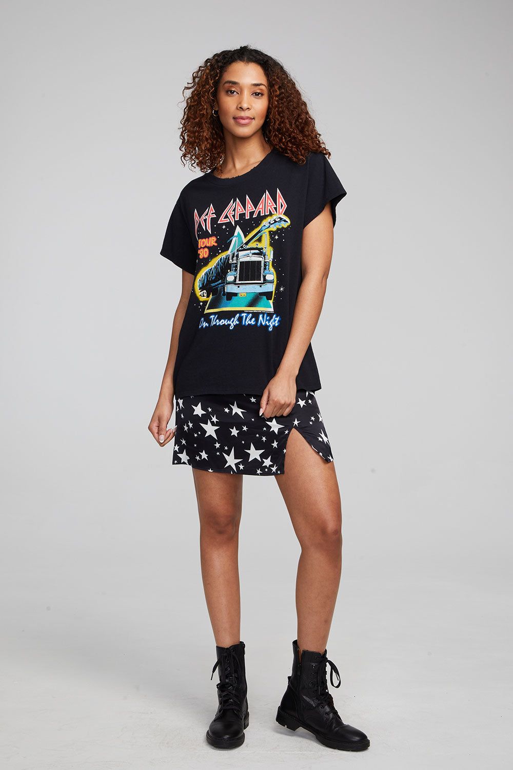 Def Leppard On Through The Night Tee sold by Chaser product image thumbnail 4