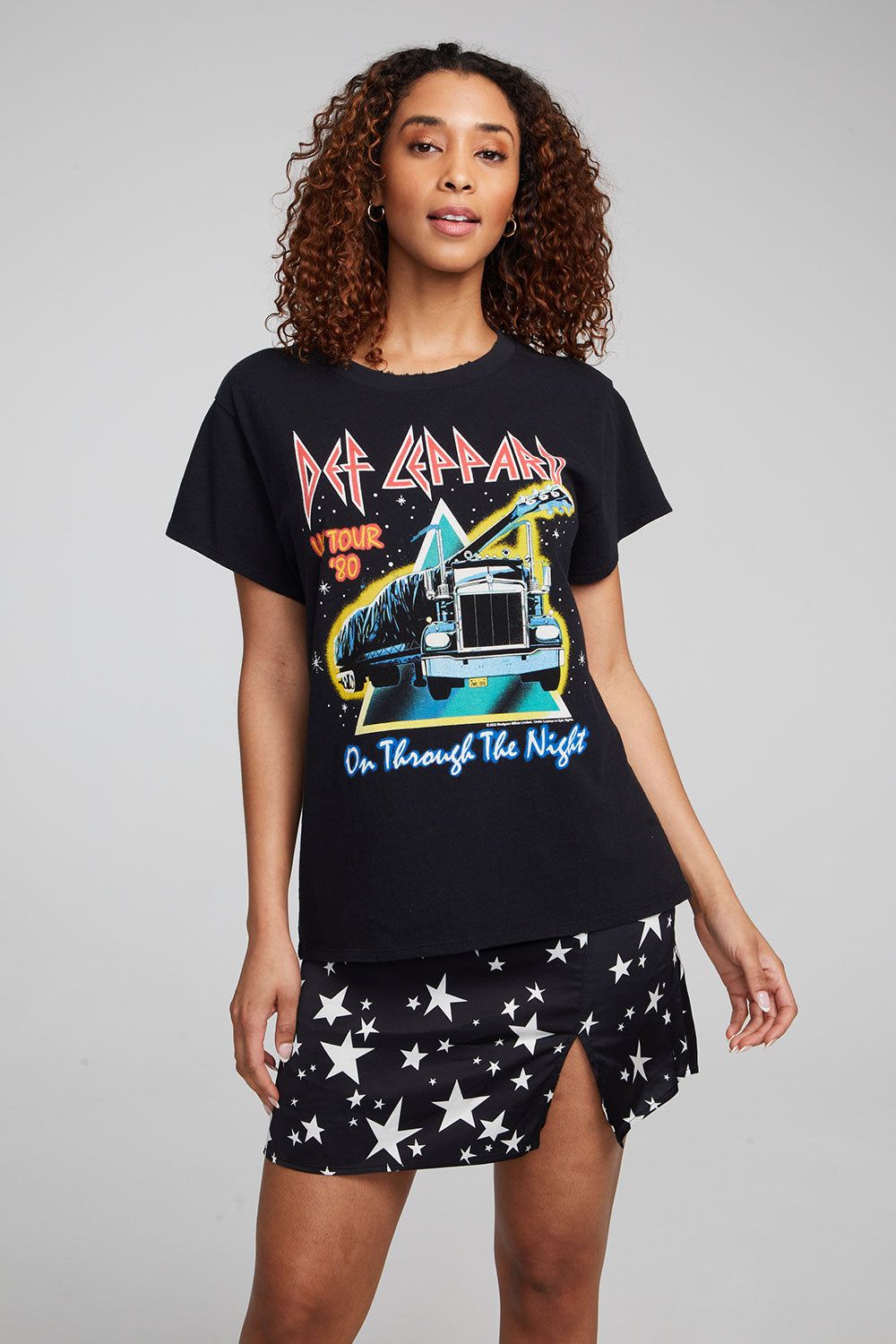 Def Leppard On Through The Night Tee sold by Chaser product image thumbnail 2