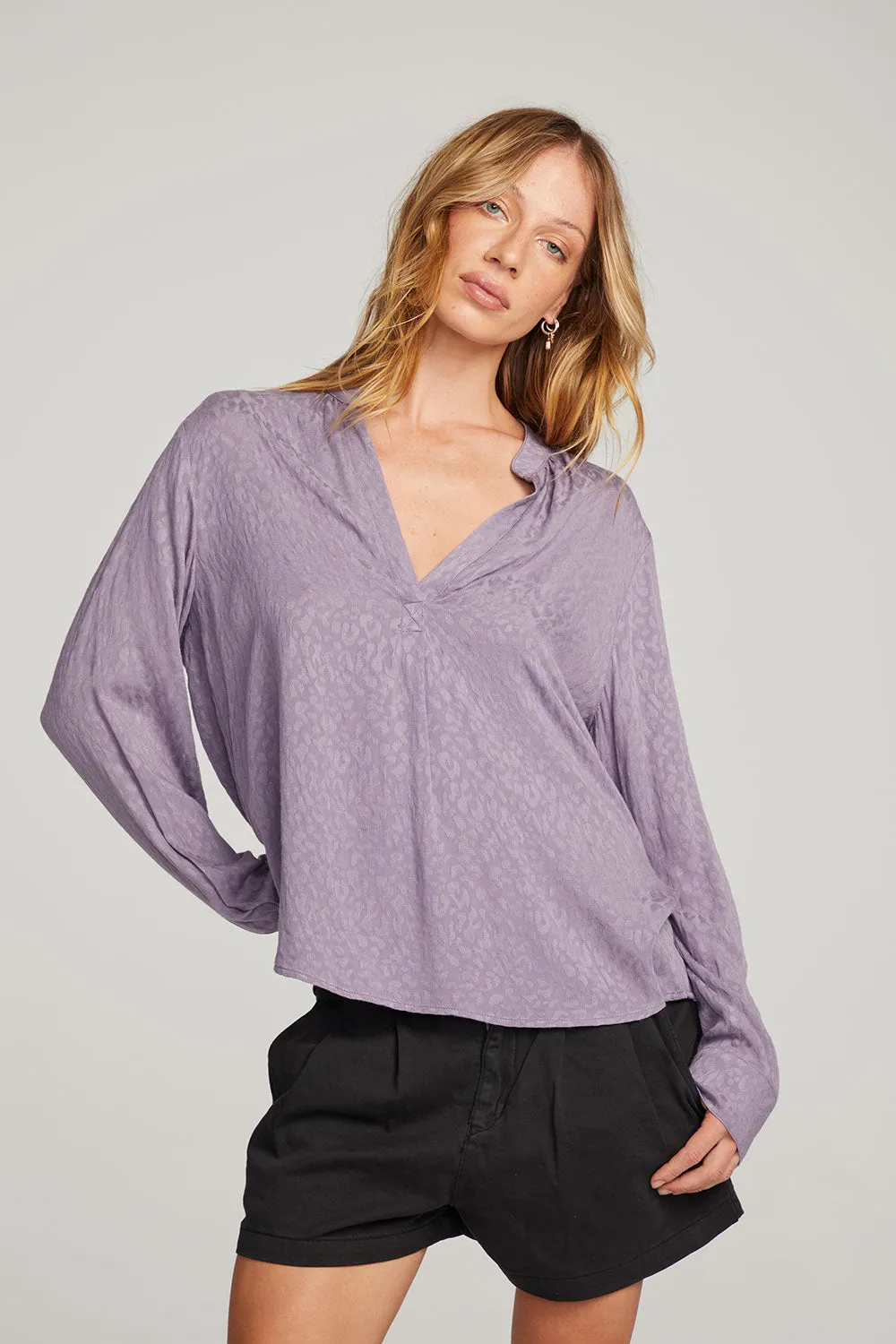 Denver Purple Sage Blouse sold by Chaser