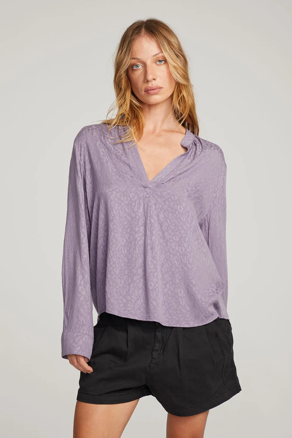 Denver Purple Sage Blouse sold by Chaser product image thumbnail 4