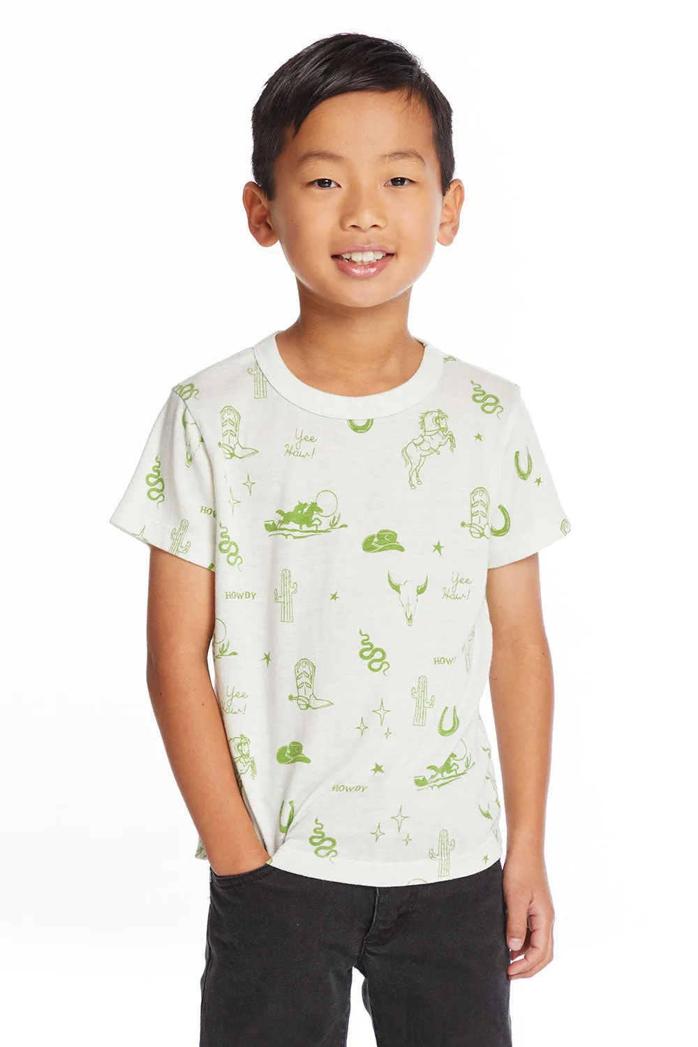 Cowboy Life Boys Tee sold by Chaser product image thumbnail 3