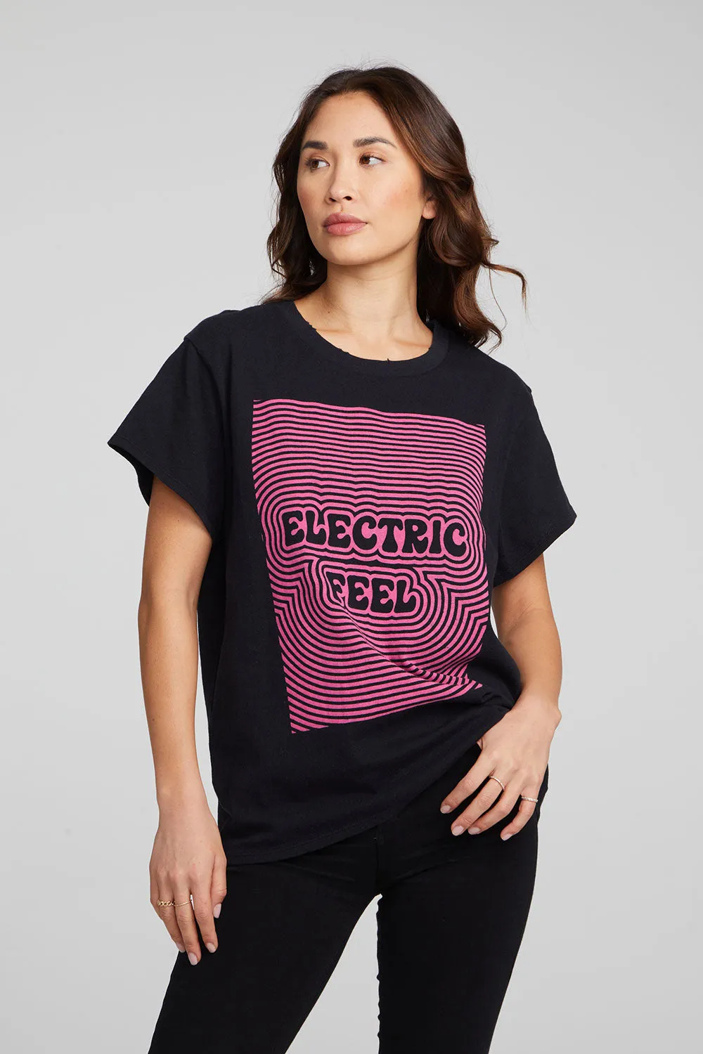 Electric Feel Tee sold by Chaser product image thumbnail 2