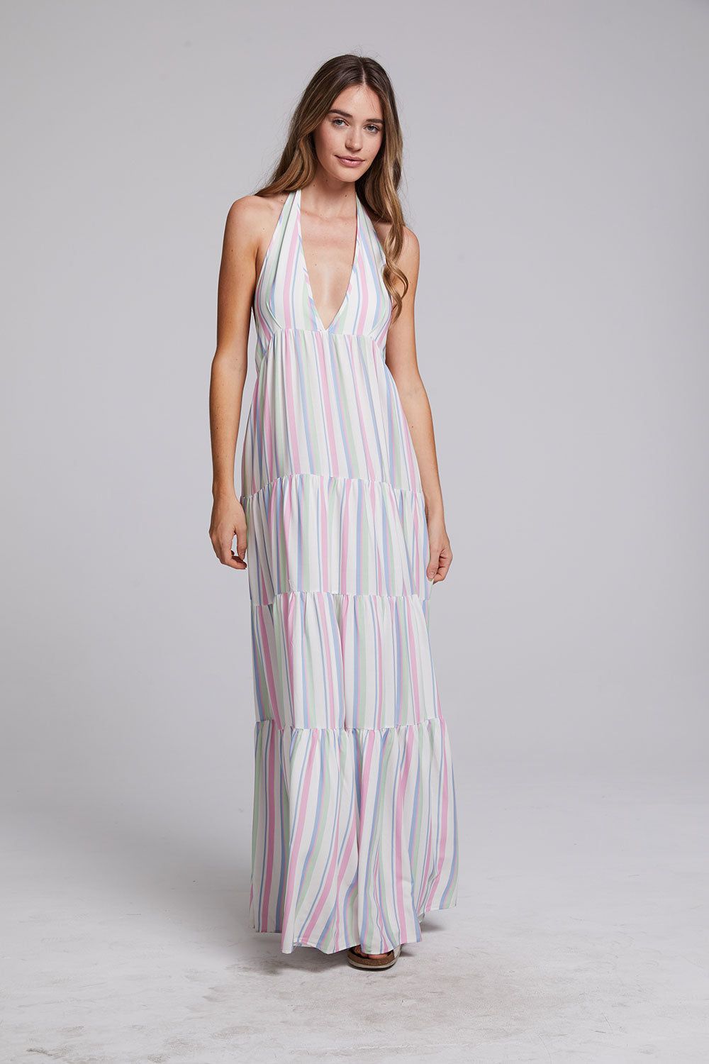 Milano Positano Stripe Maxi Dress sold by Chaser product image thumbnail 4