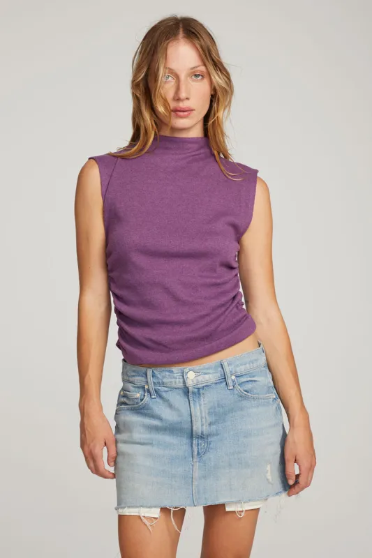 Haileyy Eggplant Tank Top sold by Chaser