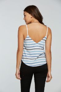 Recycled Vintage Jersey Flouncy Double V Cami sold by Chaser