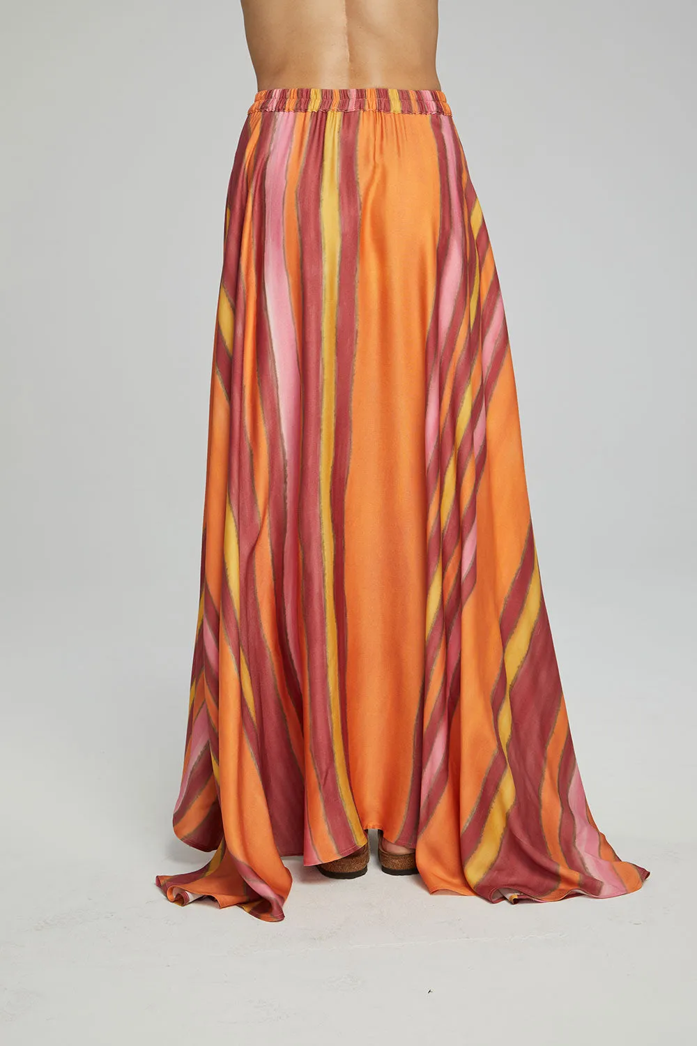 Hazel Maxi Skirt - Sunset Stripe sold by Chaser product image thumbnail 3