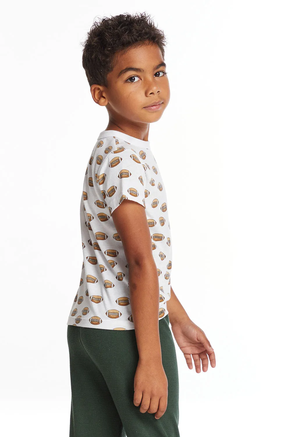 Football Life Boys Tee sold by Chaser product image thumbnail 3