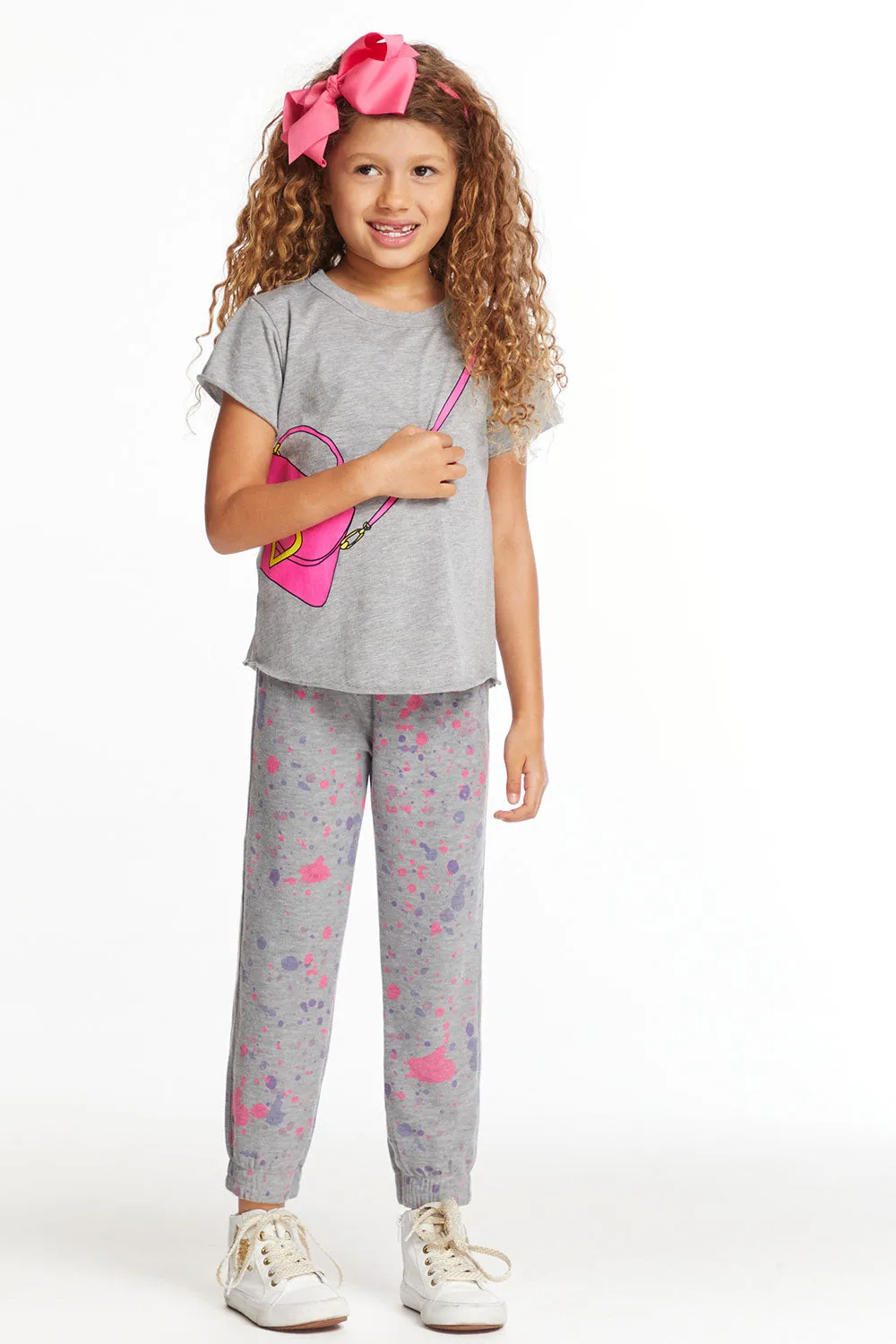 Cute Purse Girls Crew Neck Tee sold by Chaser product image thumbnail 5