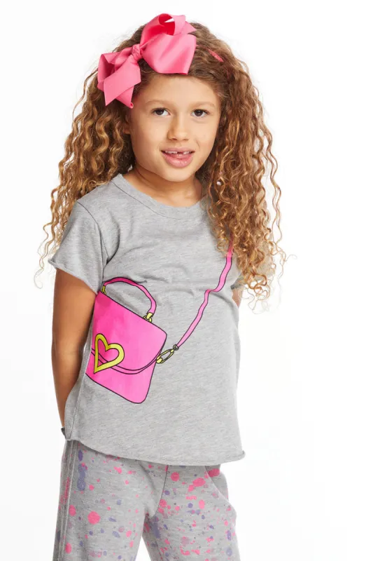 Cute Purse Girls Crew Neck Tee sold by Chaser