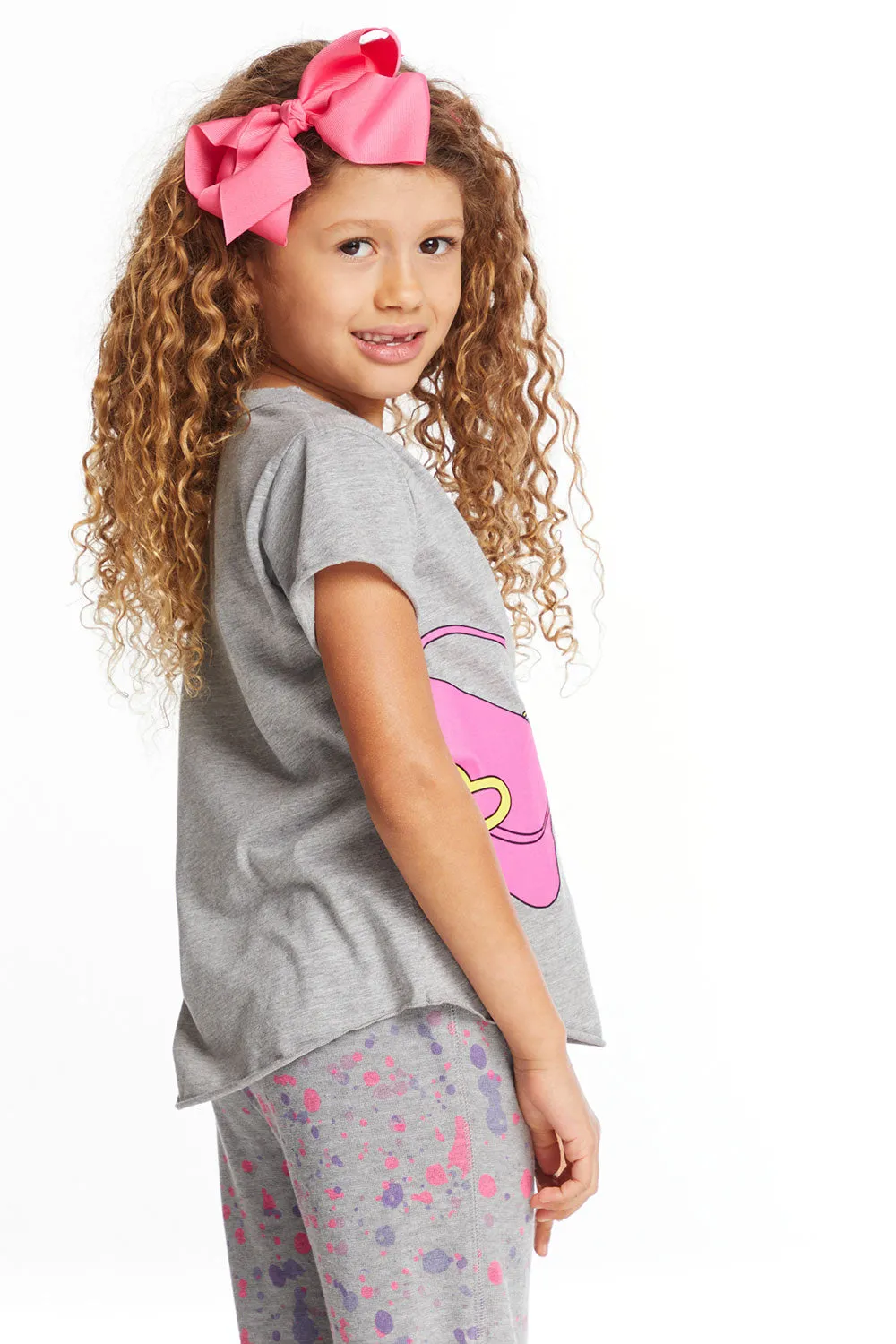 Cute Purse Girls Crew Neck Tee sold by Chaser product image thumbnail 4