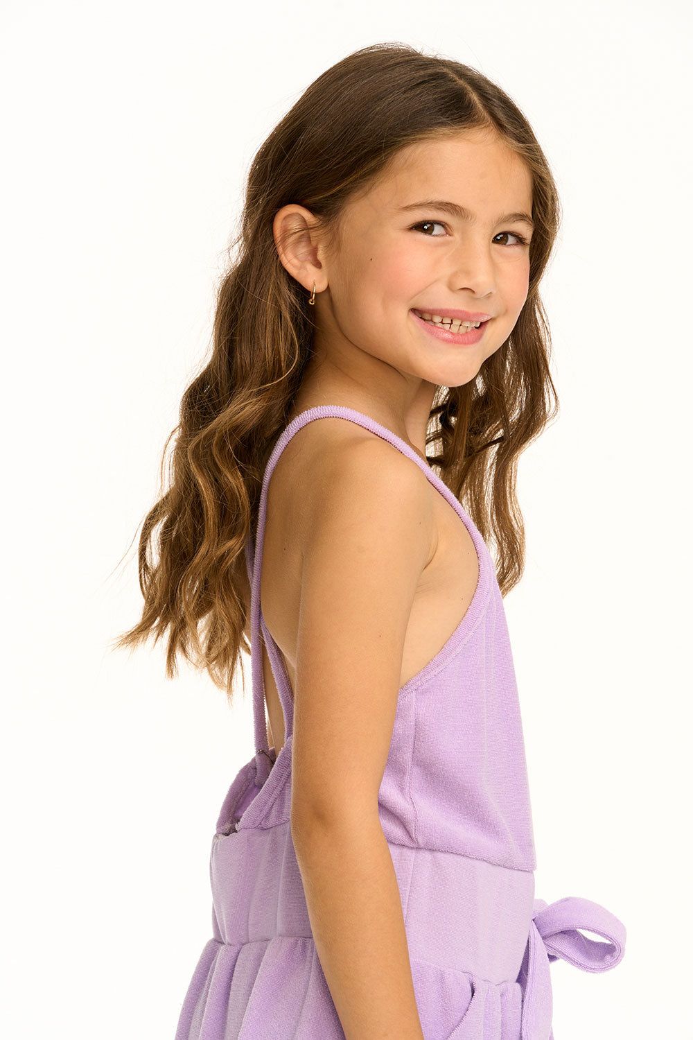 Luna Digital Lavender Mini Dress sold by Chaser product image thumbnail 4