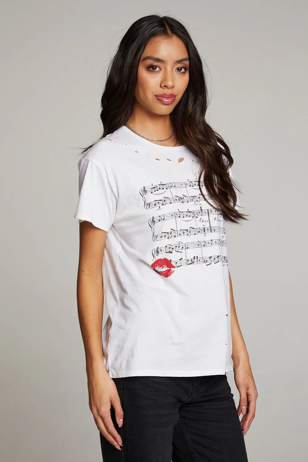 Sheet Music Tee sold by Chaser product image thumbnail 2