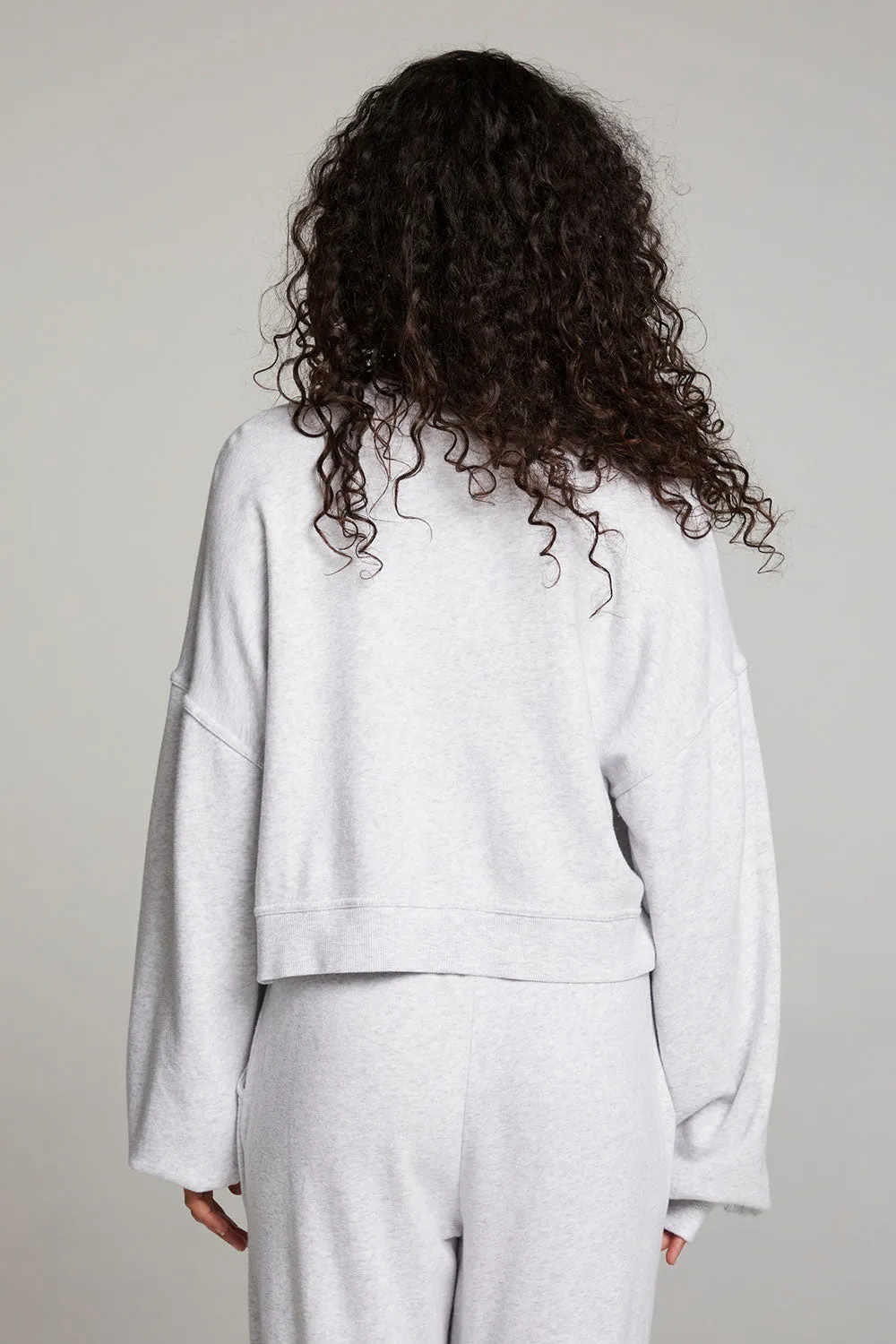 Belly Light Grey Pullover sold by Chaser product image thumbnail 3