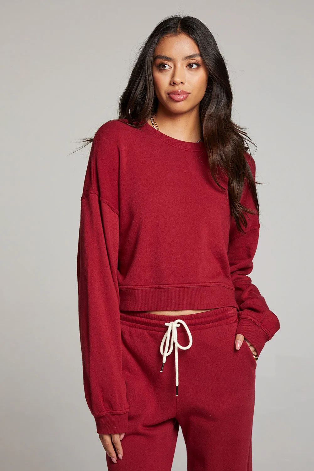 Belly Bloodred Pullover sold by Chaser product image thumbnail 3