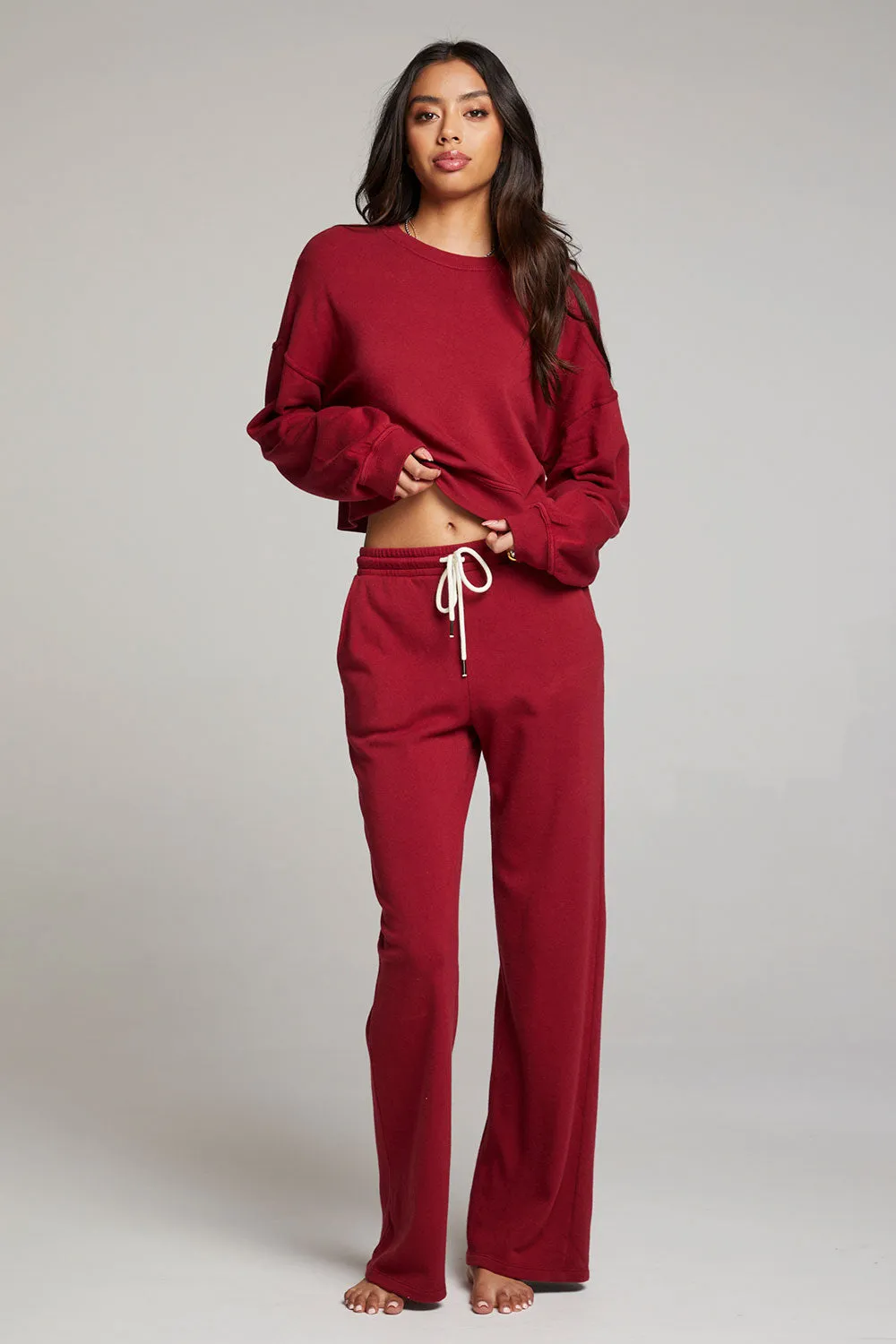 Belly Bloodred Pullover sold by Chaser product image thumbnail 4
