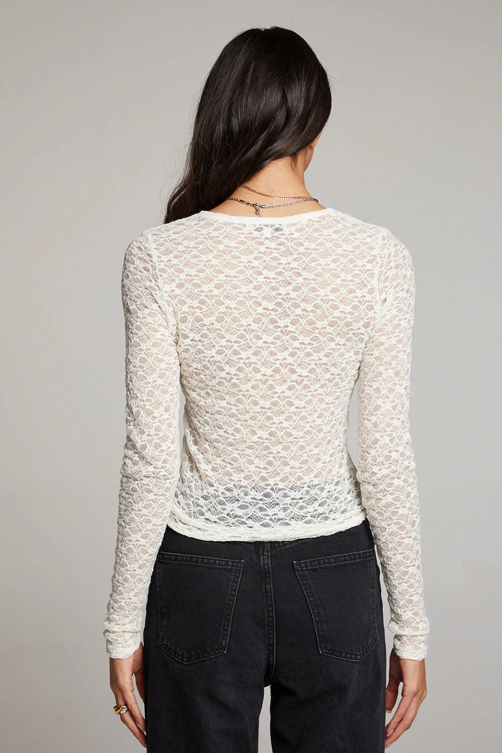 Kevin Starry White Long Sleeve sold by Chaser product image thumbnail 4