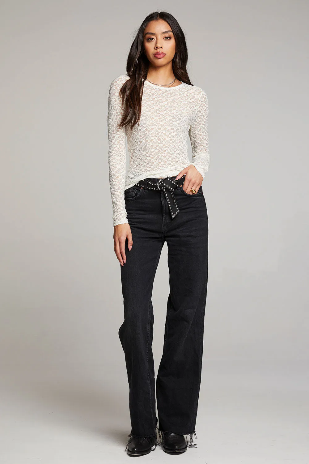 Kevin Starry White Long Sleeve sold by Chaser product image thumbnail 5