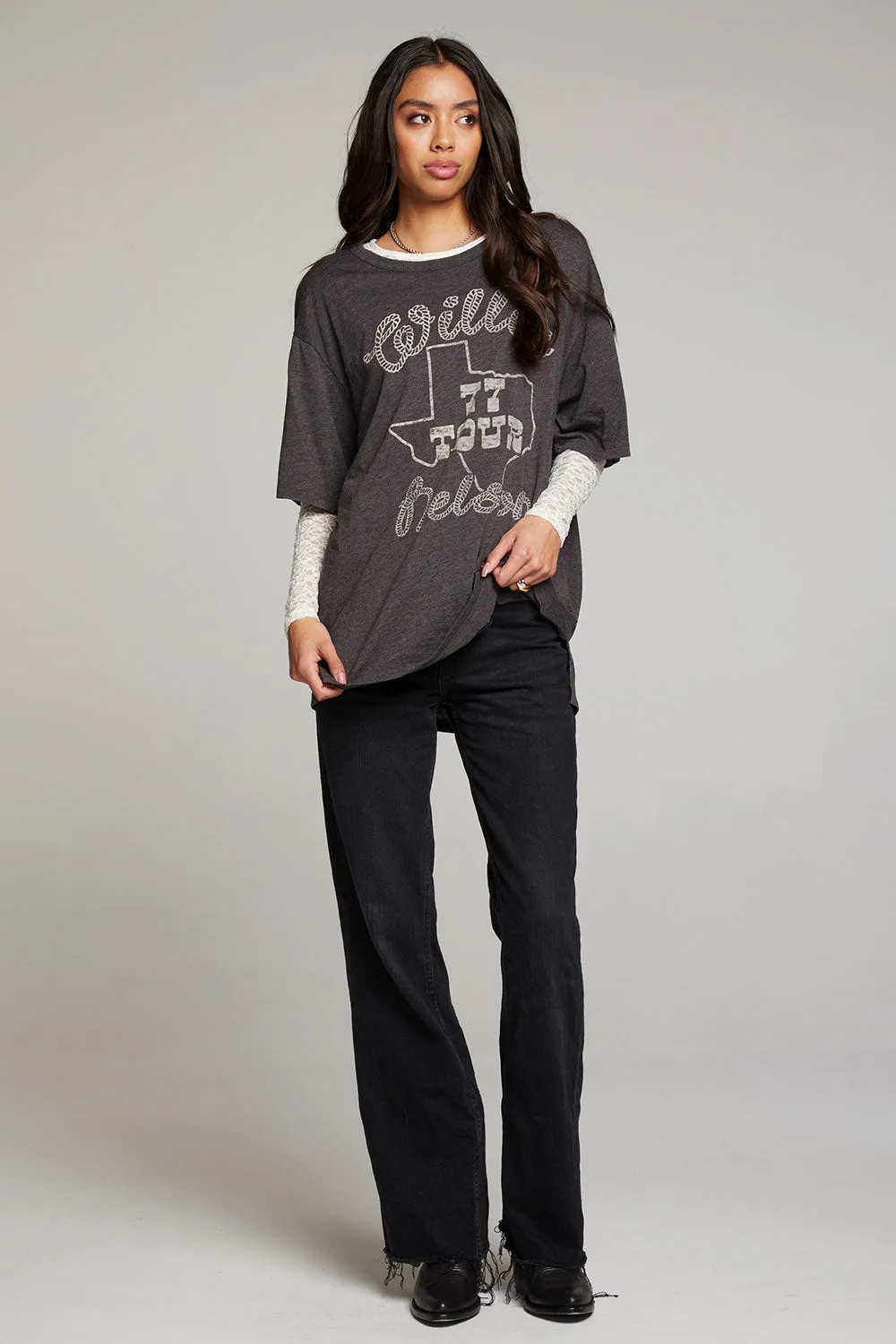 Willie Nelson 77 Tour One Size Tee sold by Chaser product image thumbnail 5